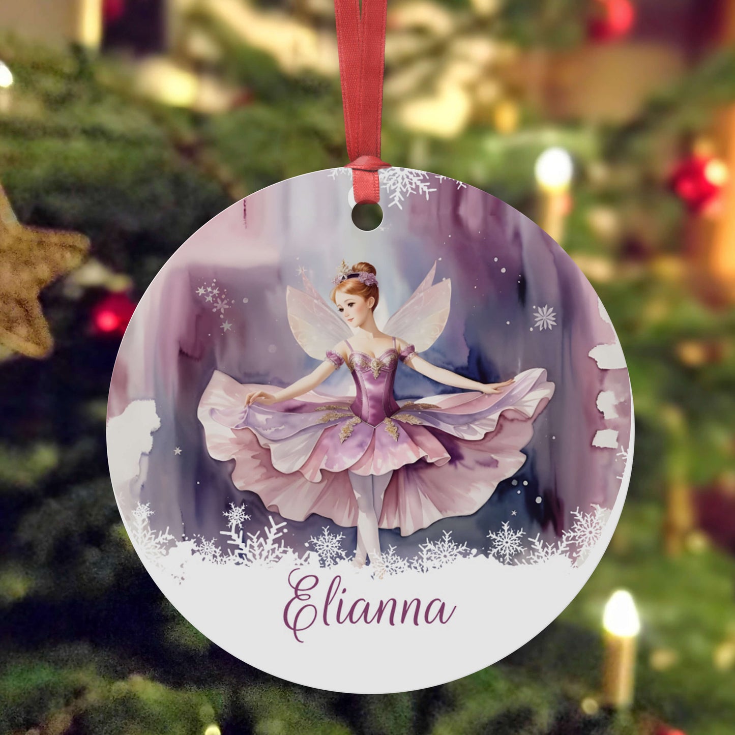 Sugar Plum Fairy Christmas Ornament