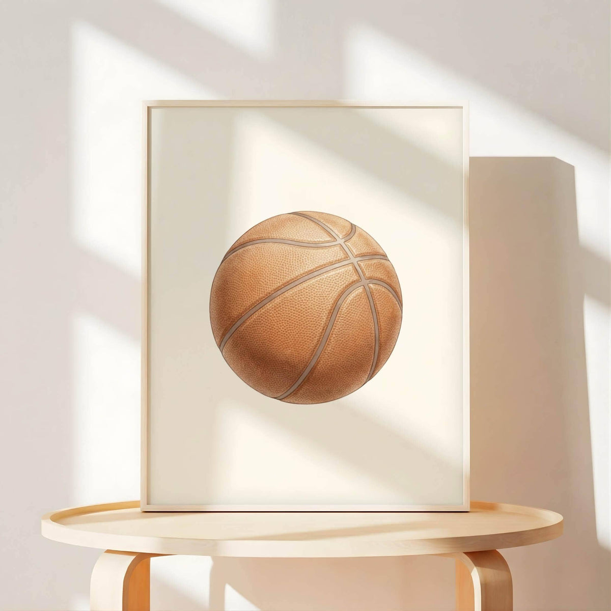 Basketball Teddy Bear Prints, Set of 6 (Digital Download)