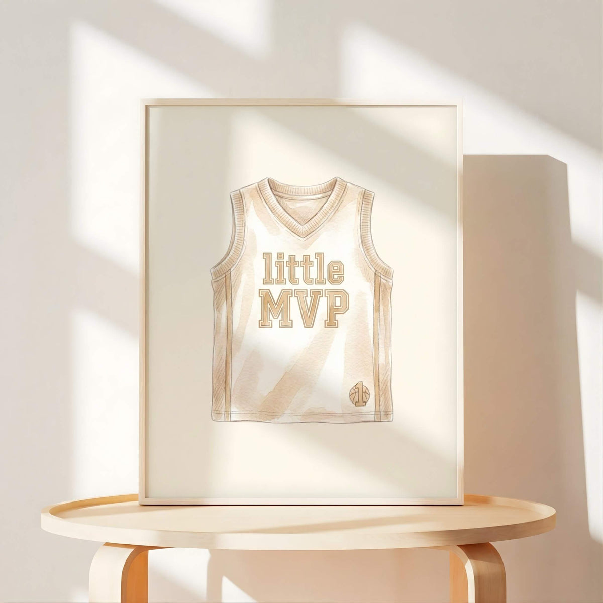 Basketball Teddy Bear Prints, Set of 6 (Digital Download)