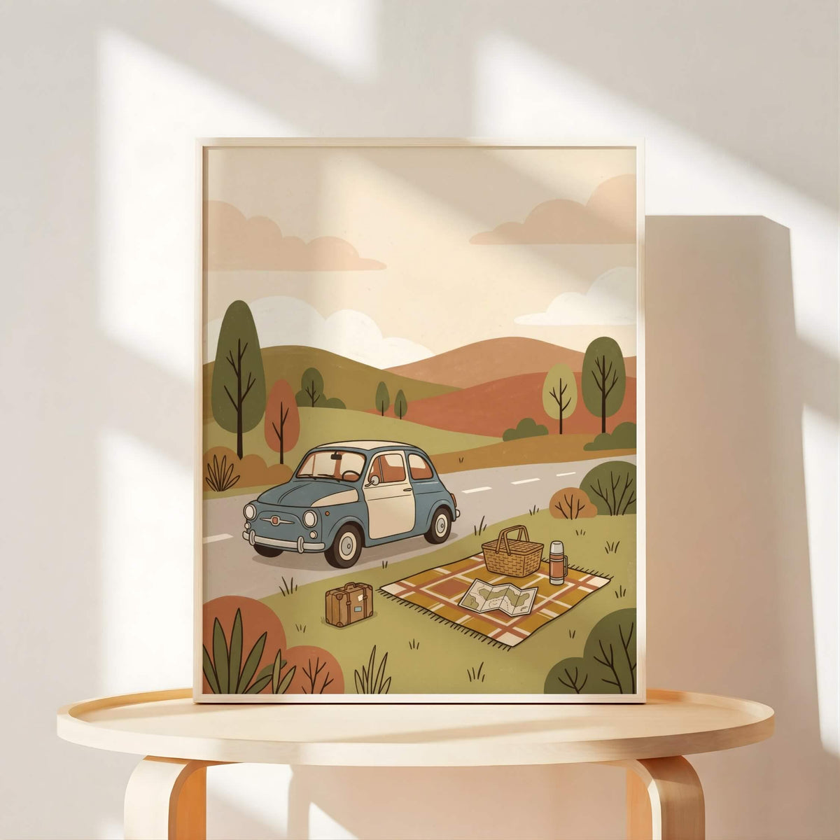 Vintage Road Trip Nursery Print Set (Digital Download)