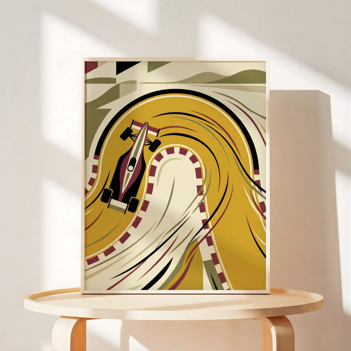 Retro Race Car Nursery Prints, Set of 6 (Digital Download)