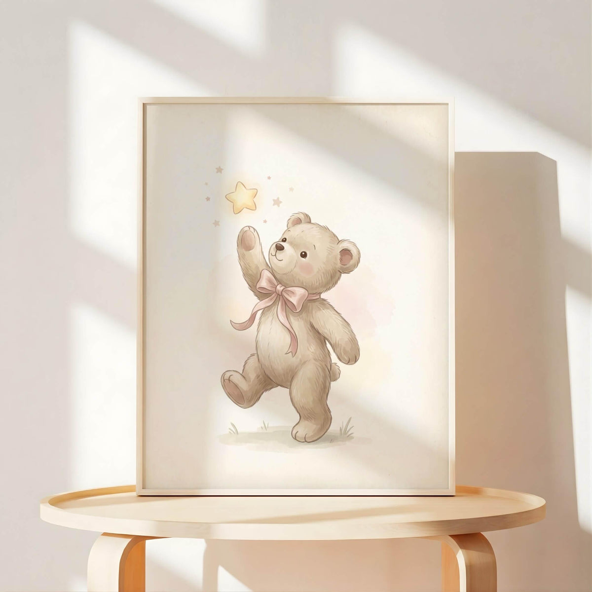 Cottagecore Teddy Bear Nursery Prints, Set of 6