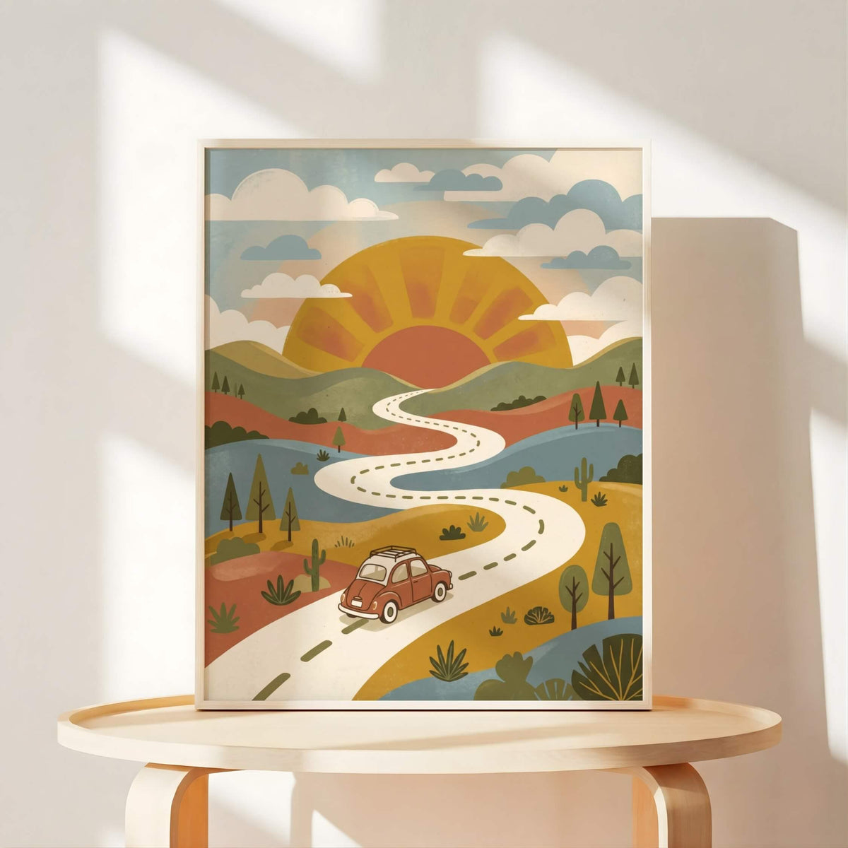 Vintage Road Trip Nursery Print Set (Digital Download)