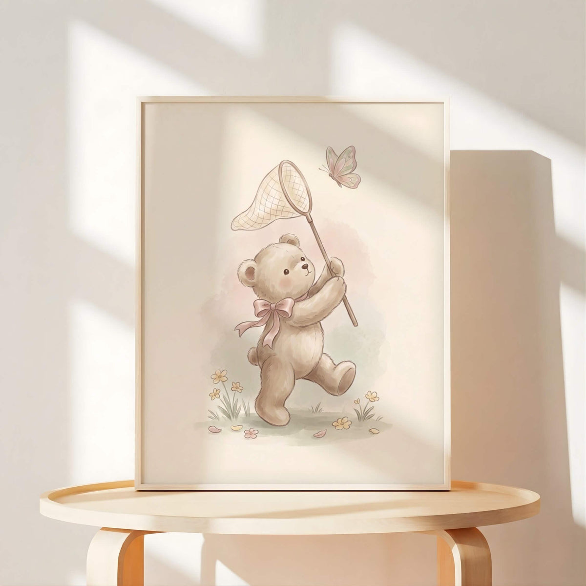 Cottagecore Teddy Bear Nursery Prints, Set of 6