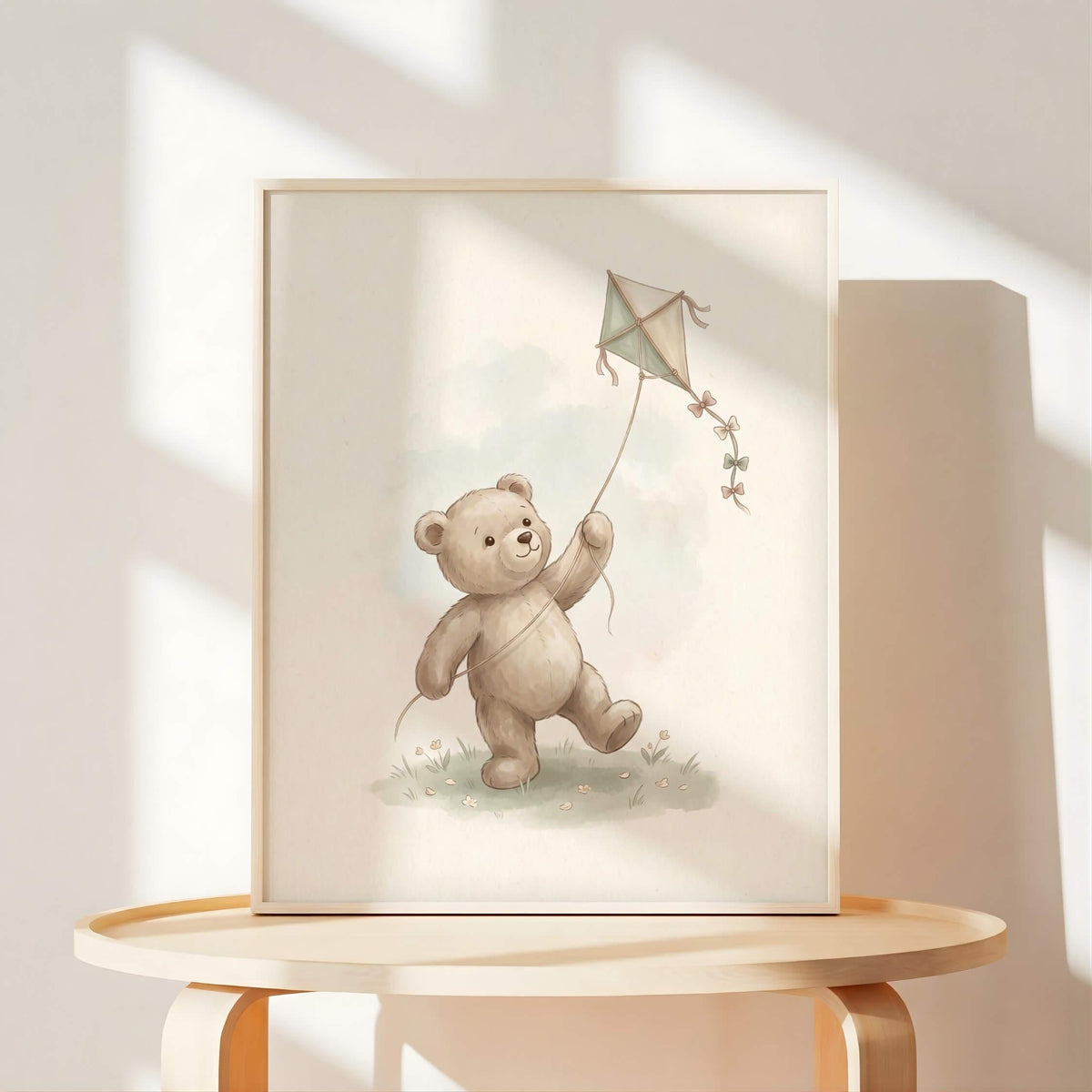 Cottagecore Teddy Bear Nursery Prints, Set of 6