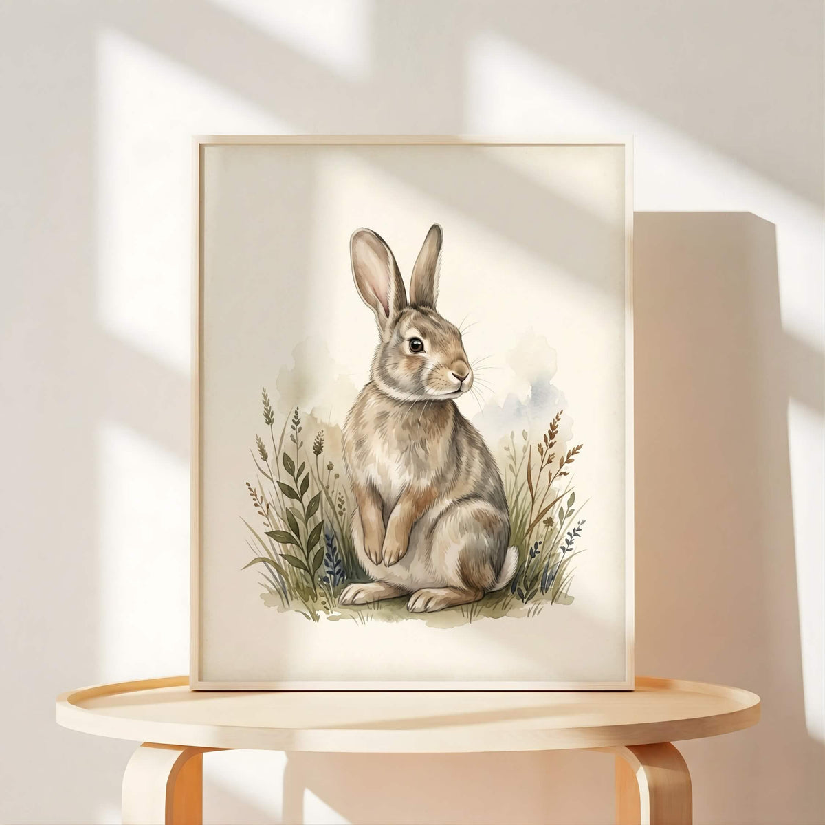 Rustic Woodland Animal Nursery Prints, Set of 6 (Digital Download)