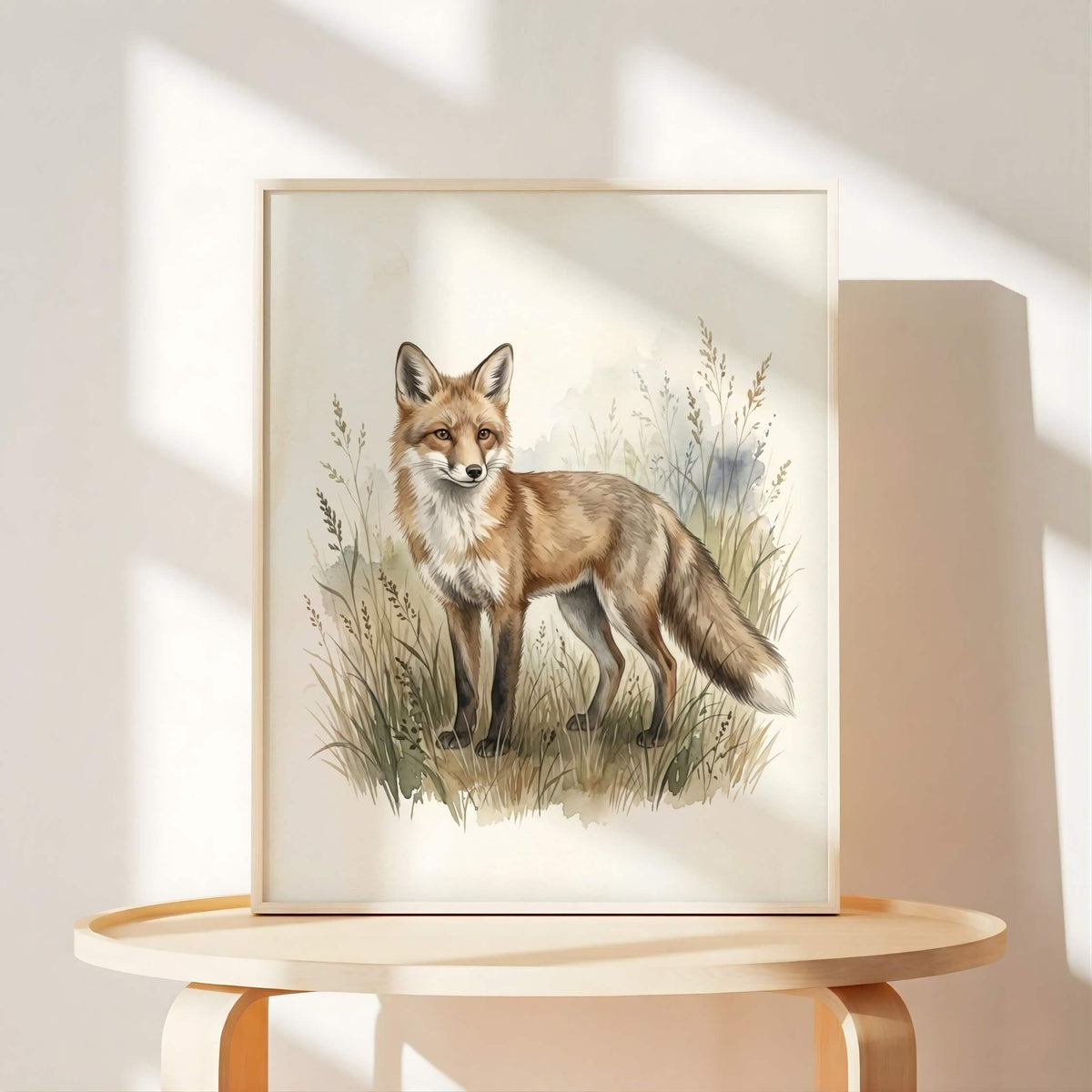 Rustic Woodland Animal Nursery Prints, Set of 6 (Digital Download)