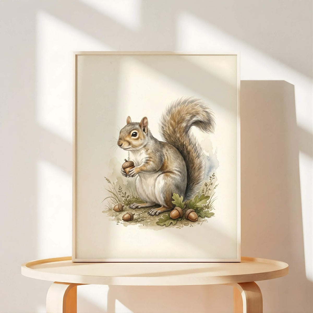Rustic Woodland Animal Nursery Prints, Set of 6 (Digital Download)