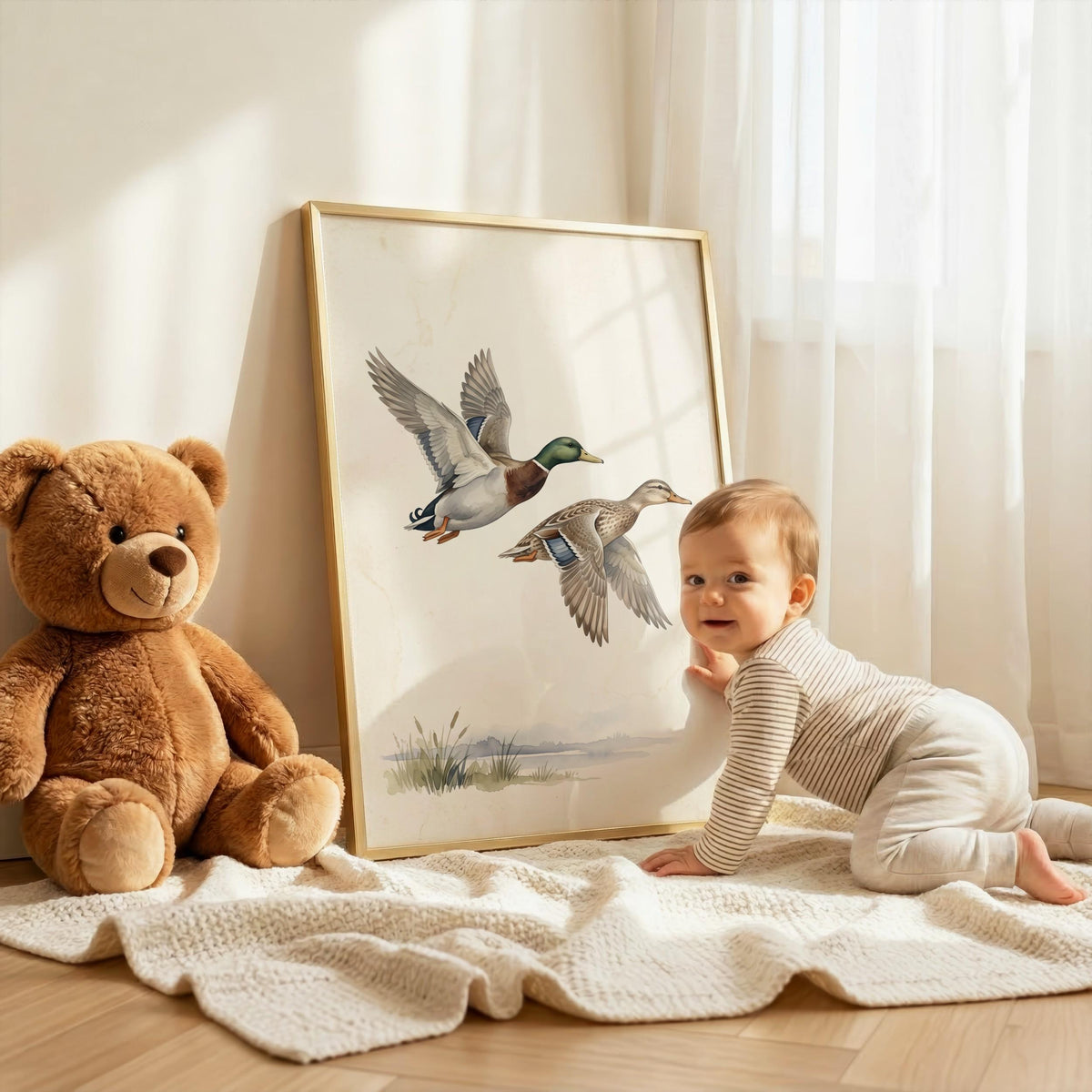 Vintage Hunting Nursery Prints, Set of 20 (Digital Download)