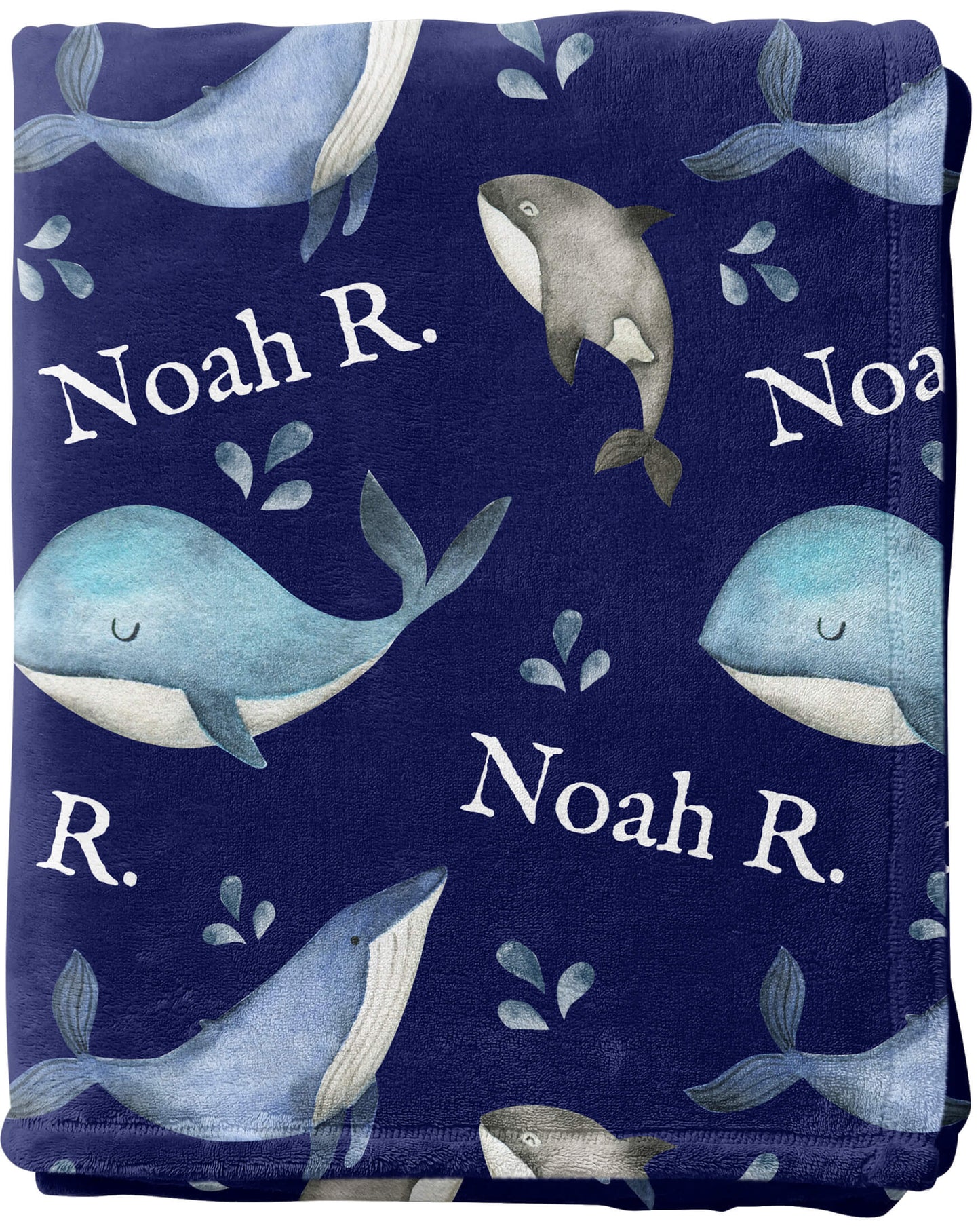 Monogrammed Baby Blankets with Whales - The Perfect Blend of Comfort, Quality, and Style